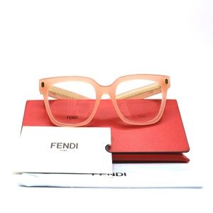 NEW FENDI FF0463 35J PINK AUTHENTIC EYEGLASSES